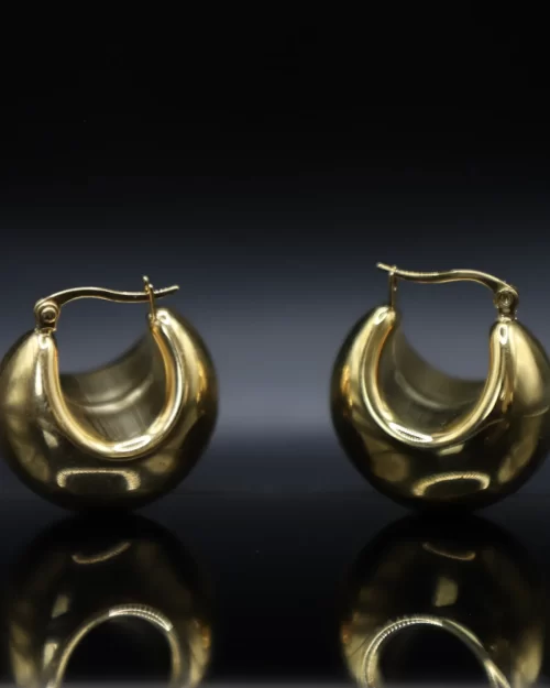 Croissant Hoops Gold